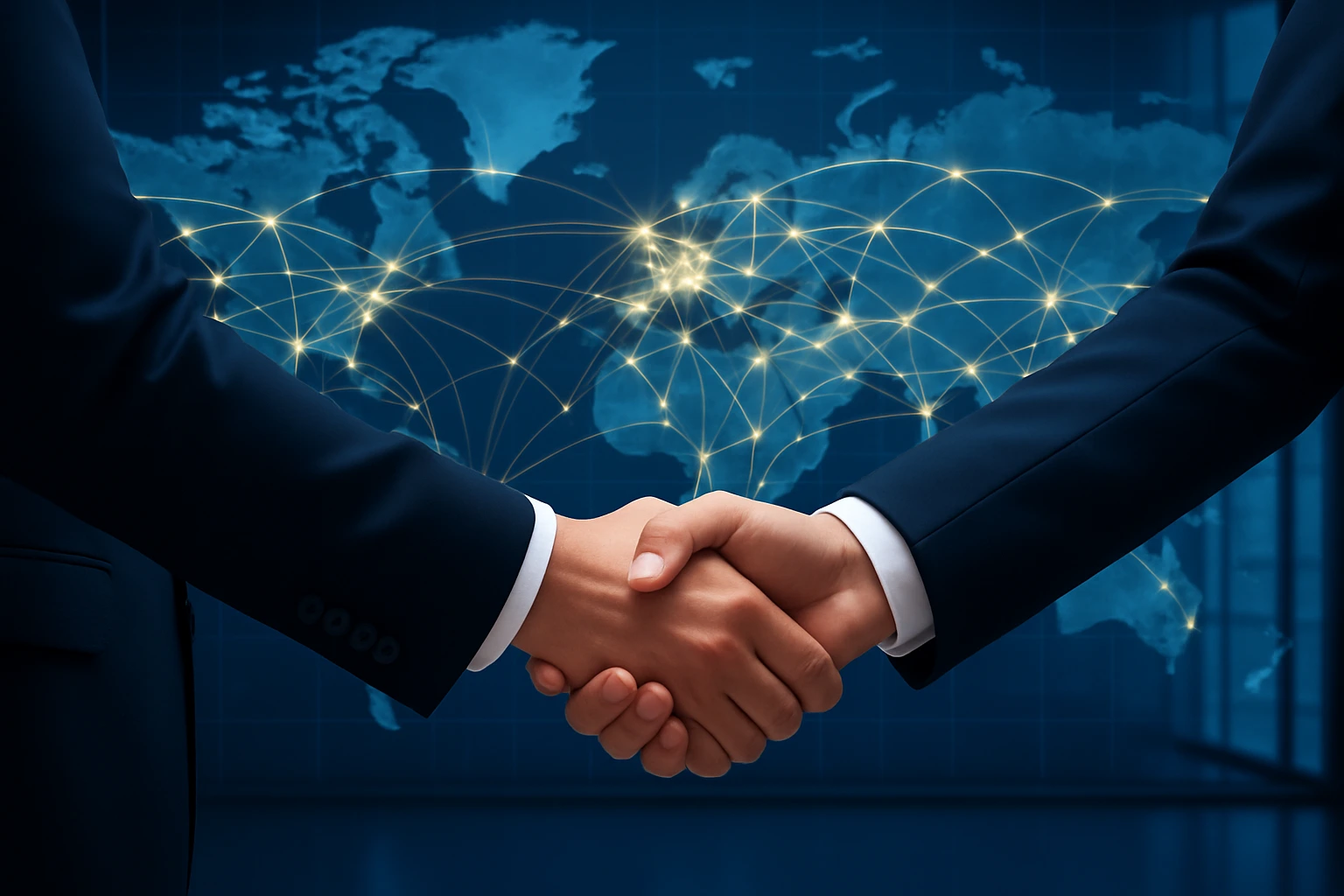 Anusyut Global Trade team working together